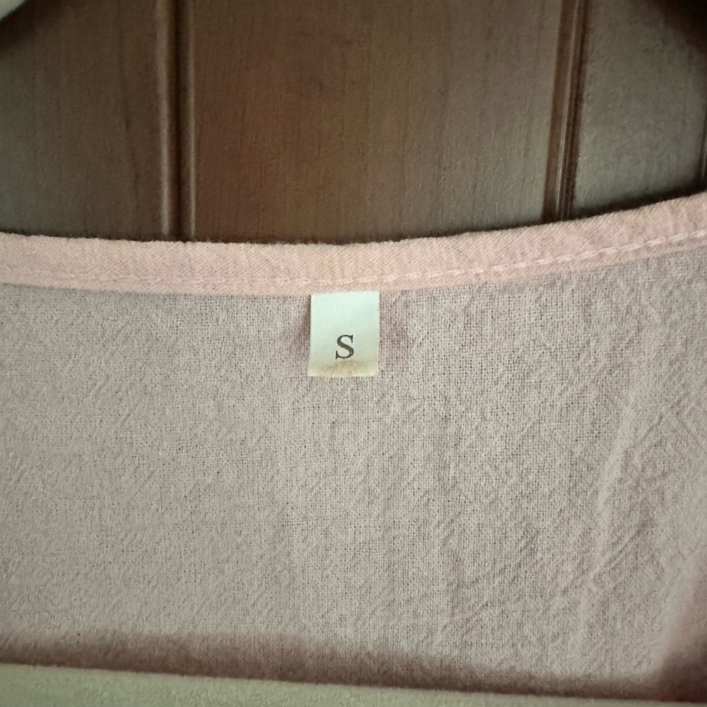 Pink Button-Down Women's Dress - Picture 7 of 11